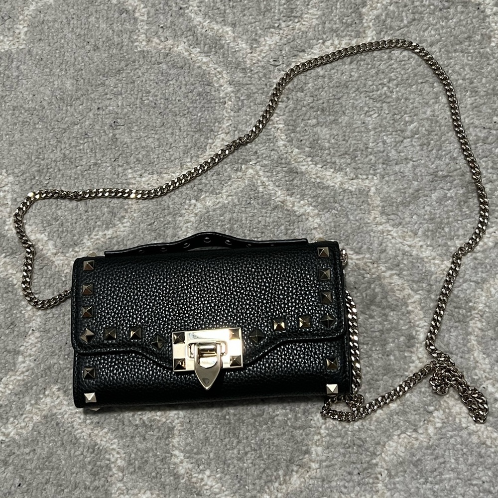 Valentino Studded Wallet on Chain